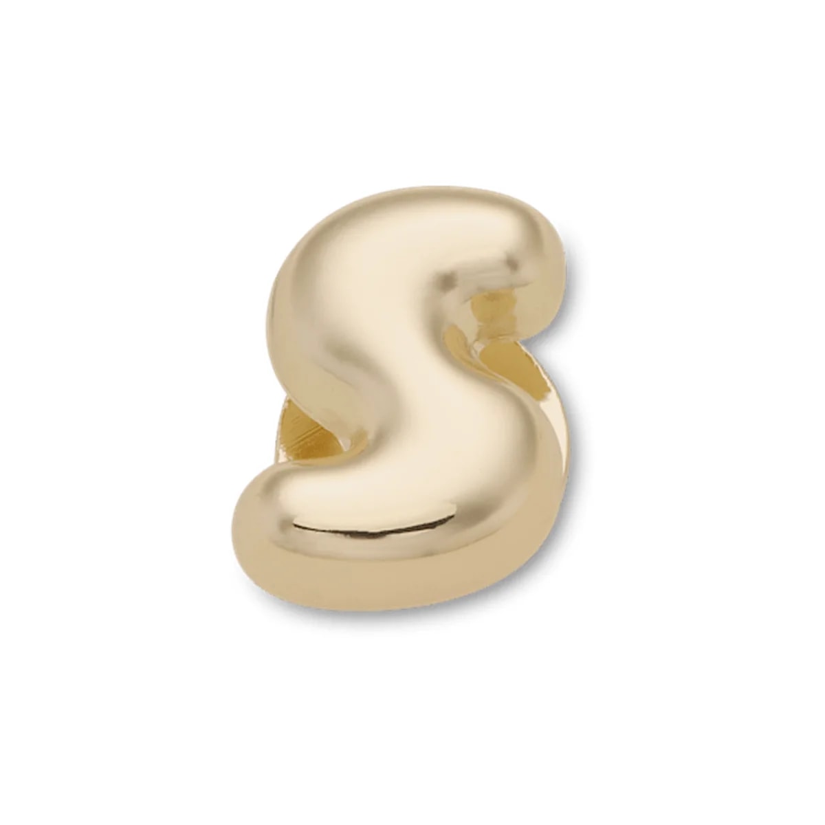 Gold Bubble Letter S