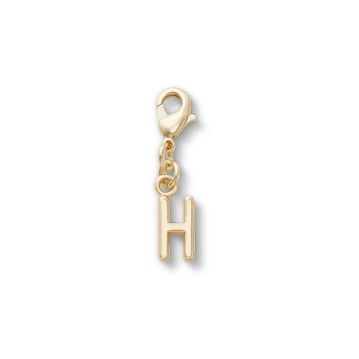 Gold Letter H Charm