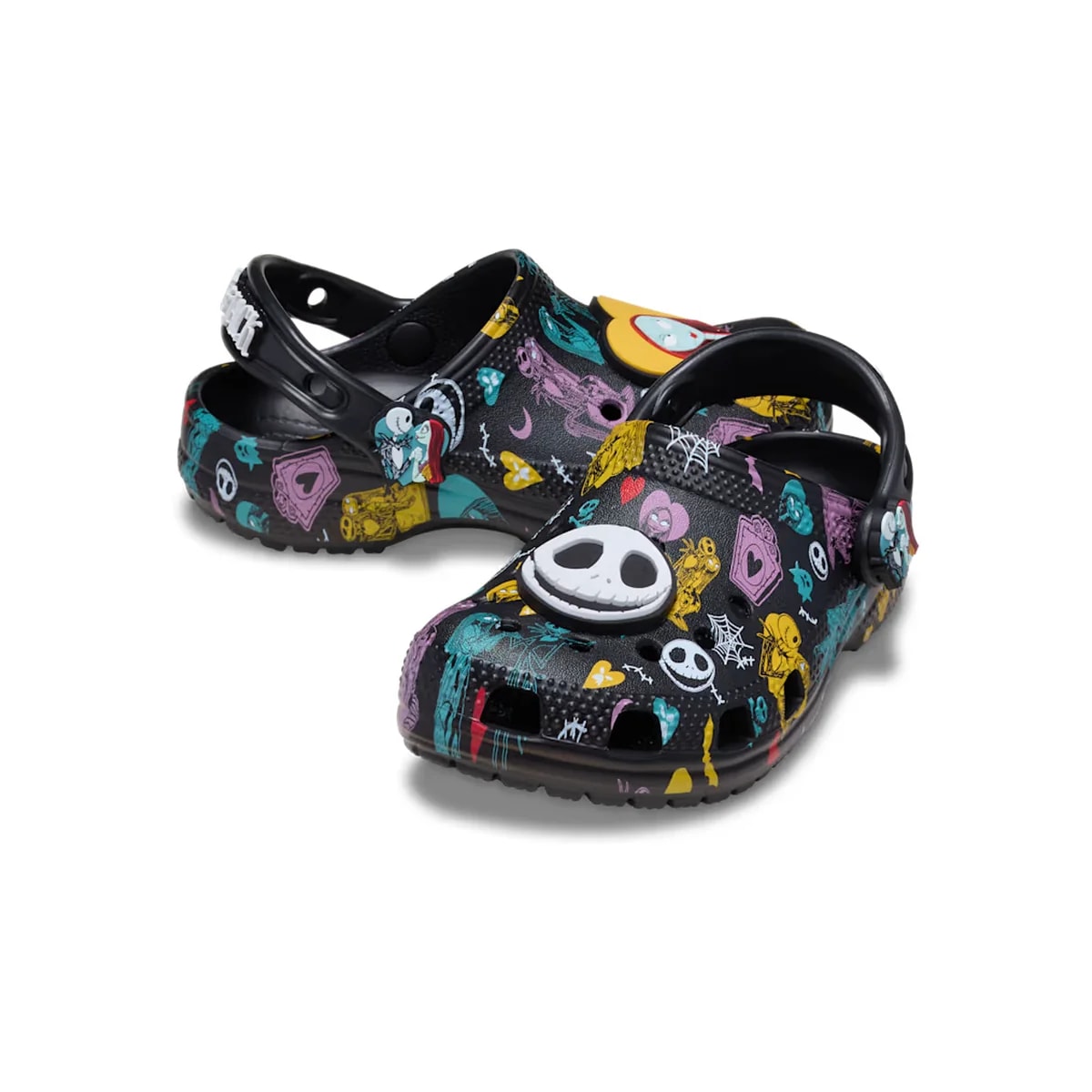 Crocs Toddlers’ Disney Tim Burton's The Nightmare Before Christmas Jack and Sally Classic Clog ALT110
