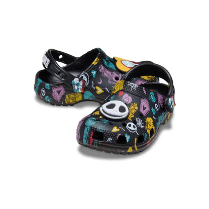 Crocs Toddlers’ Disney Tim Burton's The Nightmare Before Christmas Jack and Sally Classic Clog ALT110
