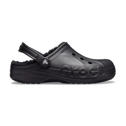 Baya Lined Clog - Black / Black