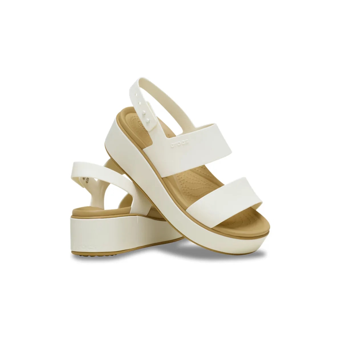 Crocs Brooklyn Low Wedge Matte Wrap Sandal ALT110