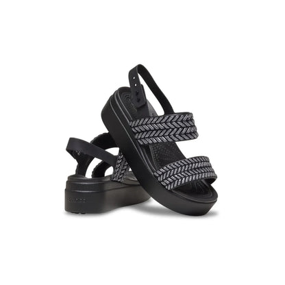Crocs Brooklyn Woven Sparkle Low Wedge ALT110
