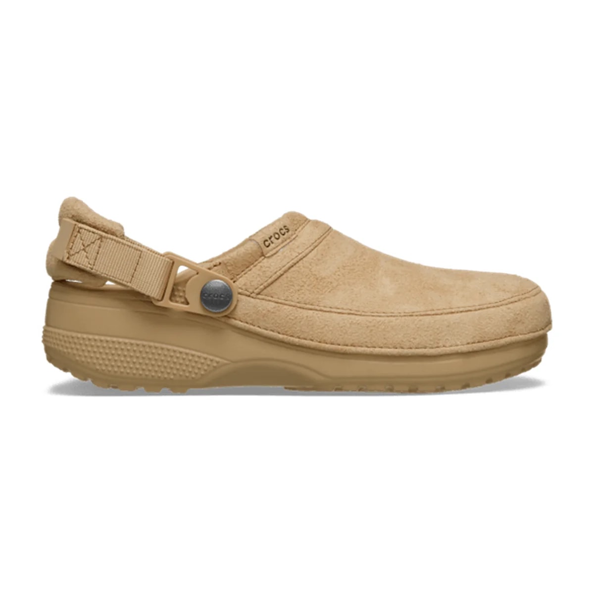 Classic Crafted Vegan Suede Clog - Cashew