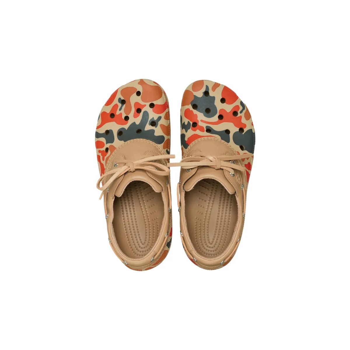 crocs-gallery-color:tan/shocking orange; color:Tan/Shocking Orange; alt:ALT120; file:212951_2NW-ALT120