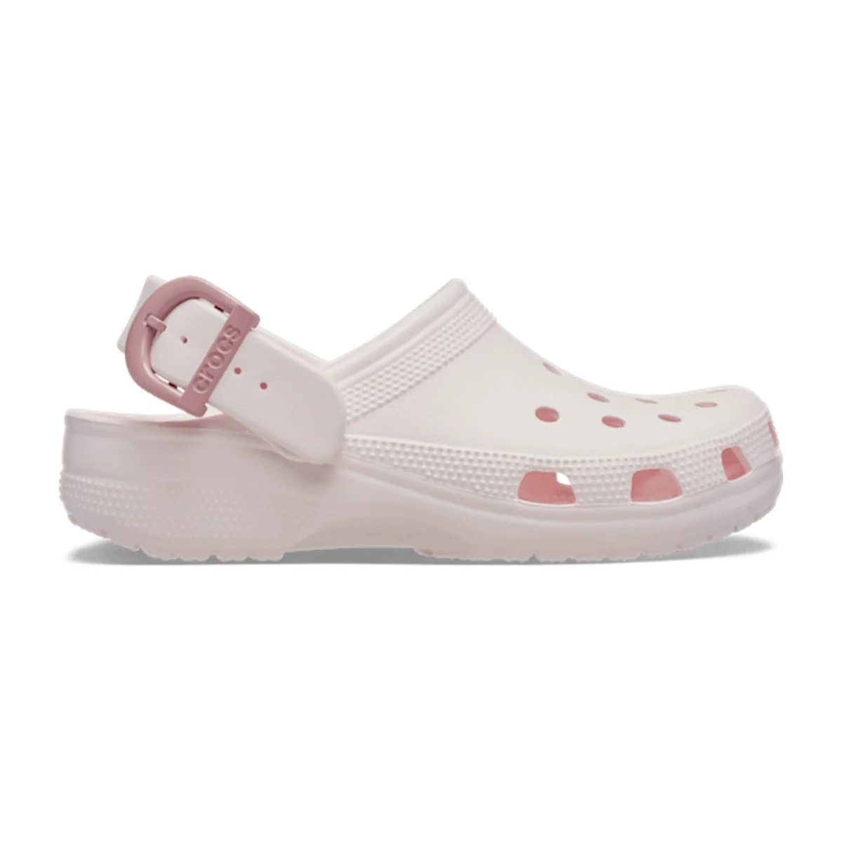Classic Enamel Buckle Clog - Bubble Ice