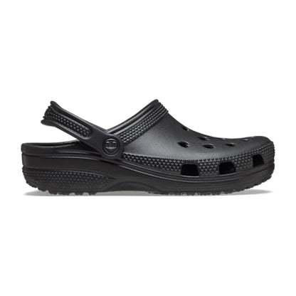 Classic Hearts Cut Out Clog - Black