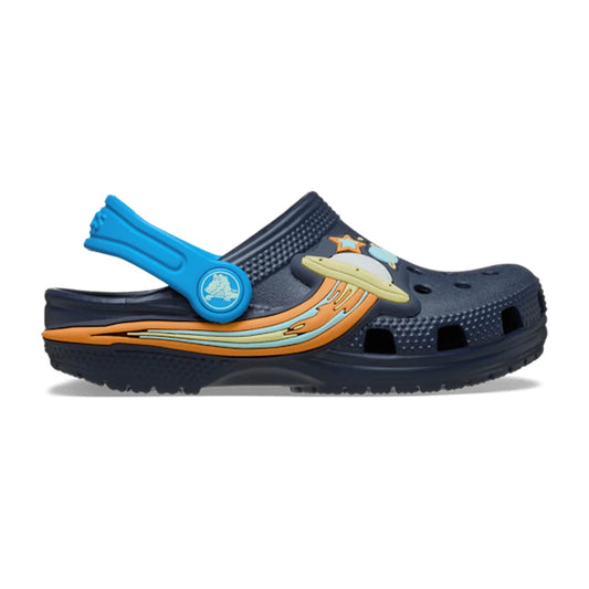 Toddler Classic UFO Lights Clog - Navy