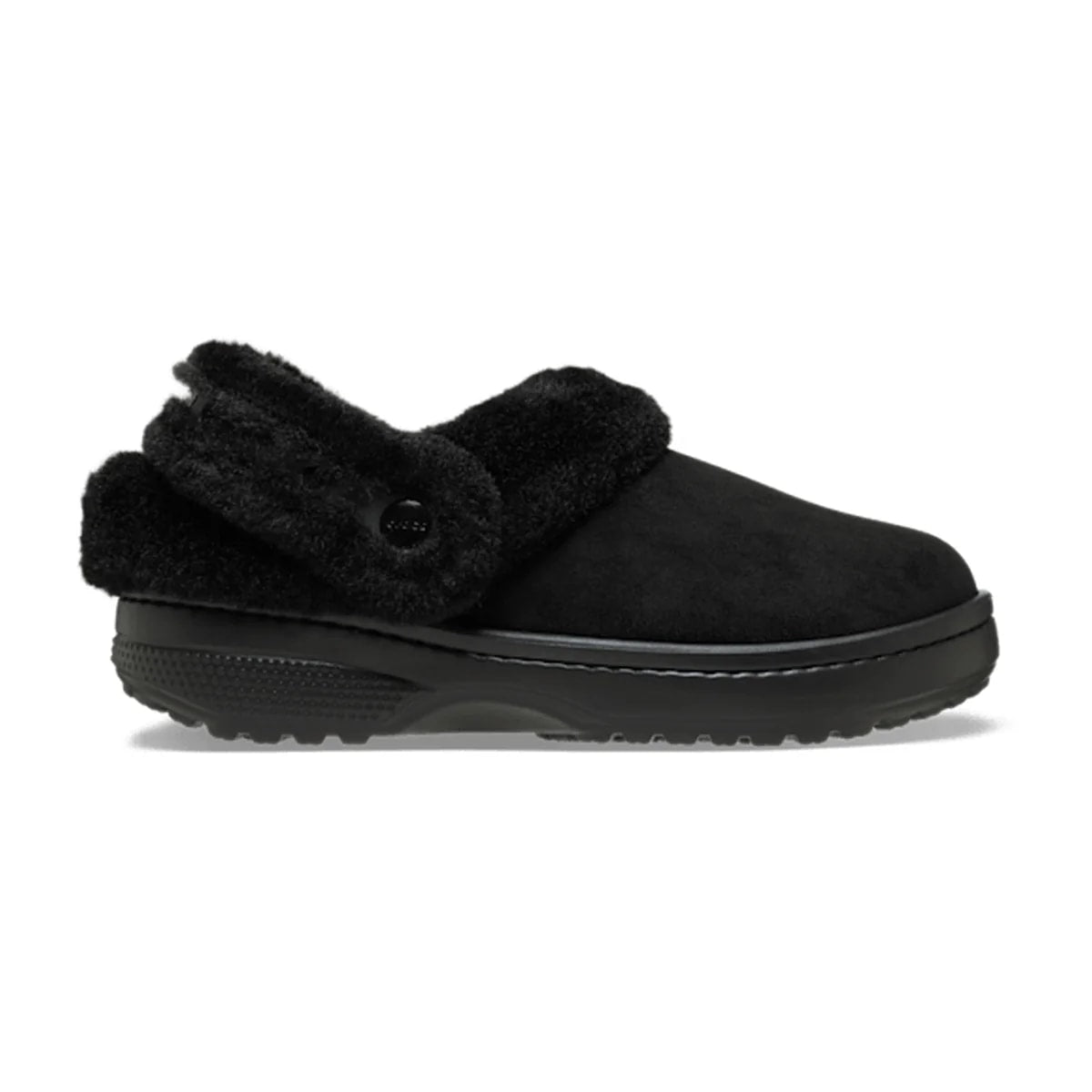 Classic Unfurgettable Vegan Suede Clog - Black
