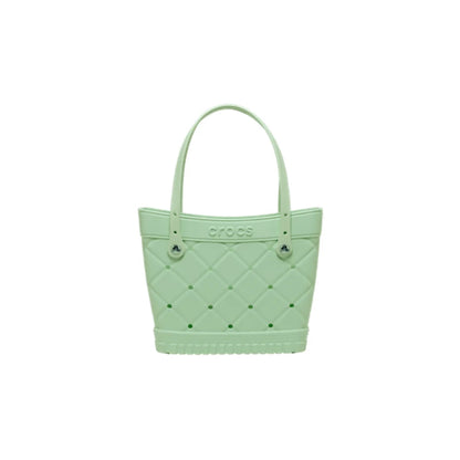 Medium Quilted Tote - Serene Green