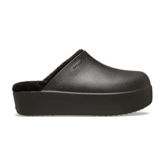 Dylan Platform Lined Clog - Black