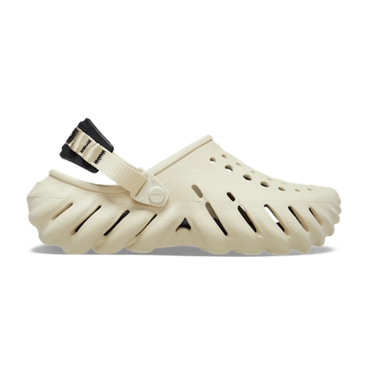 Echo Clog - Bone / Black