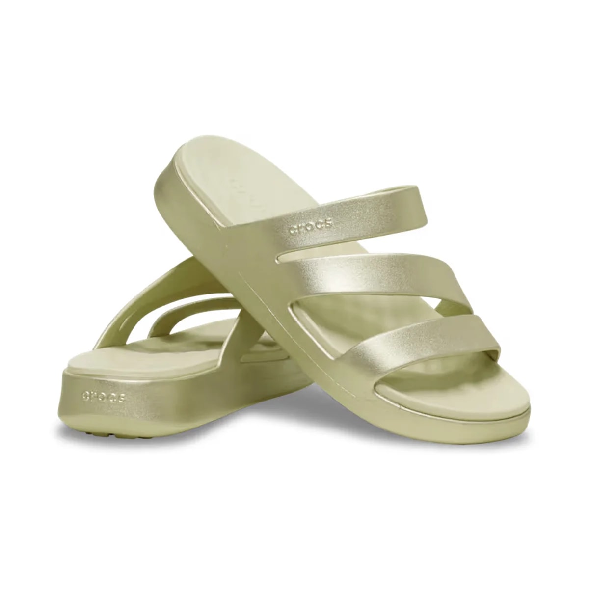 crocs-gallery-color:champagne metallic; color:Champagne Metallic; alt:ALT110; file:211659_9JU-ALT110
