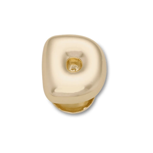 Gold Bubble Letter D