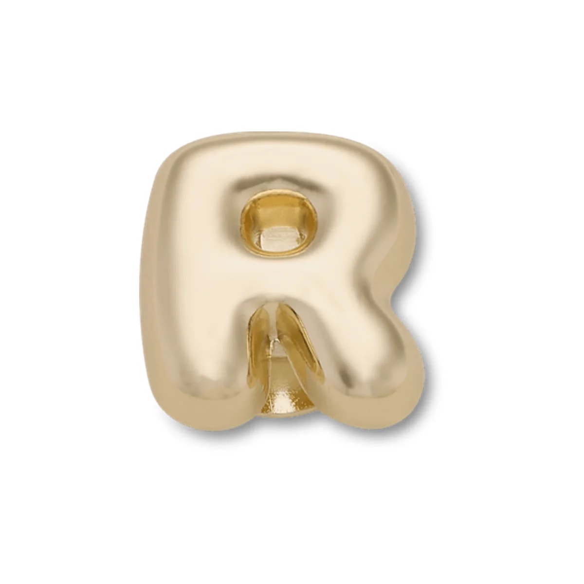 Gold Bubble Letter R