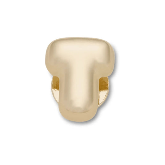 Gold Bubble Letter T