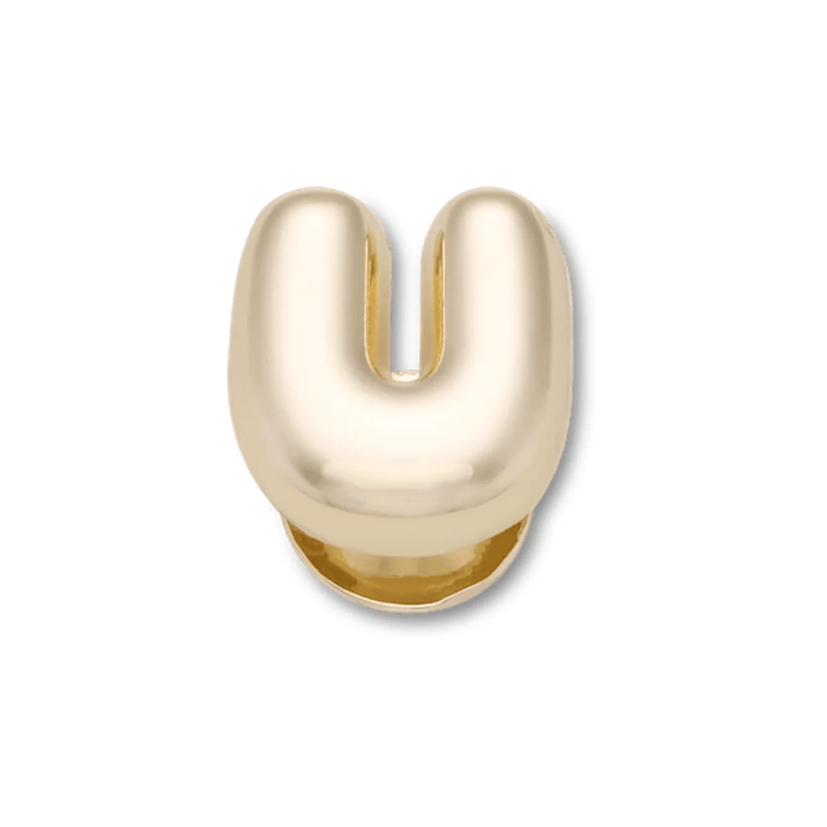Gold Bubble Letter U