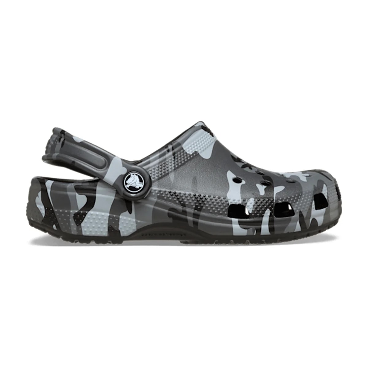 Kids' Classic Camouflage Clog - Black/Slate Grey