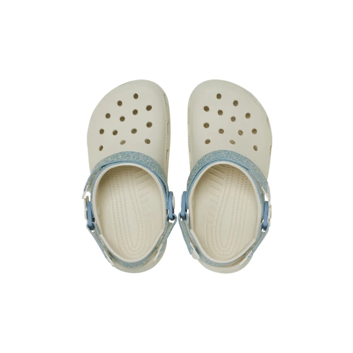 Crocs Kids’ Classic Denim Flower Adjustable Backstrap Clog ALT120