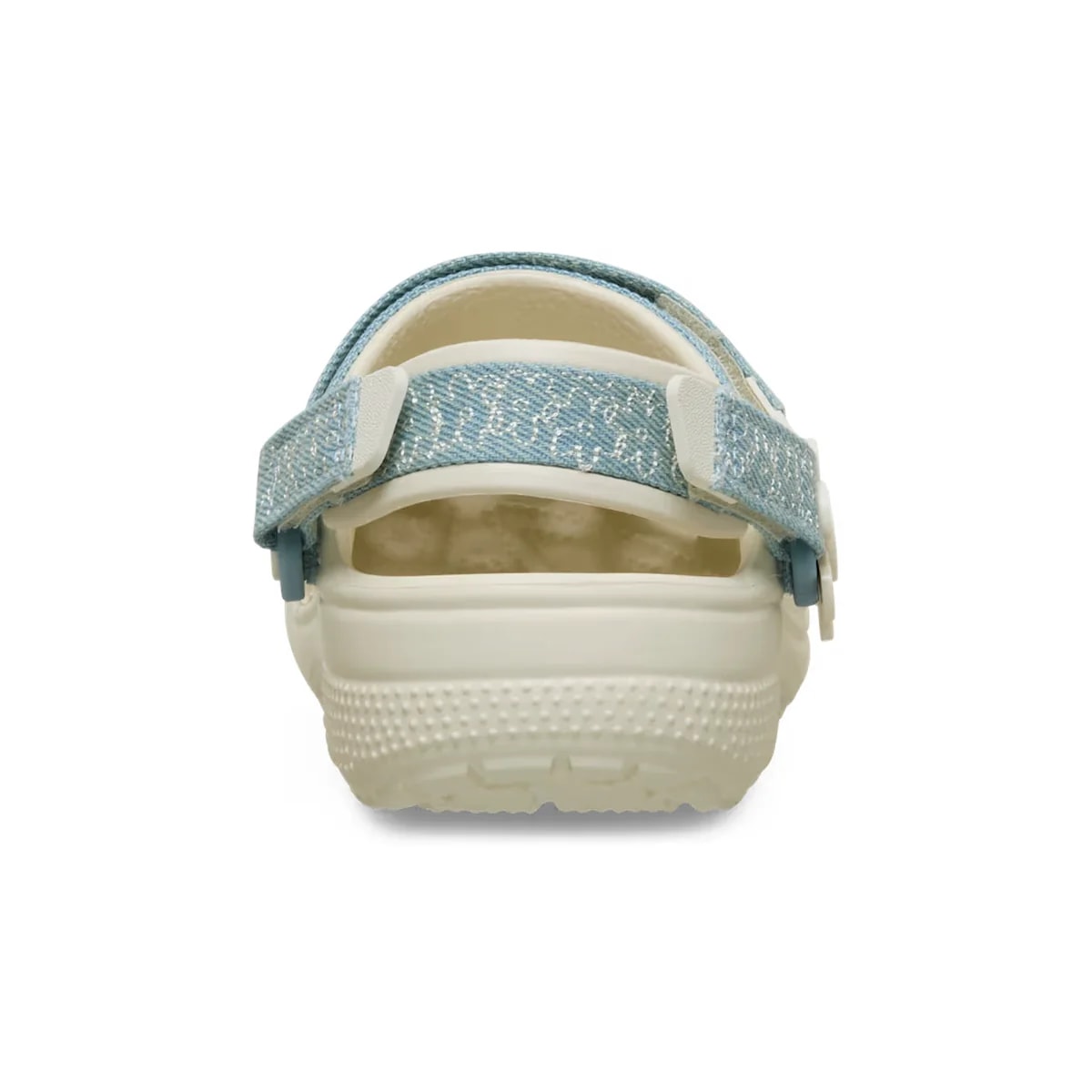 Crocs Kids’ Classic Denim Flower Adjustable Backstrap Clog ALT160
