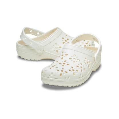 Crocs Kids' Classic Floral Cut-Out Clog ALT110