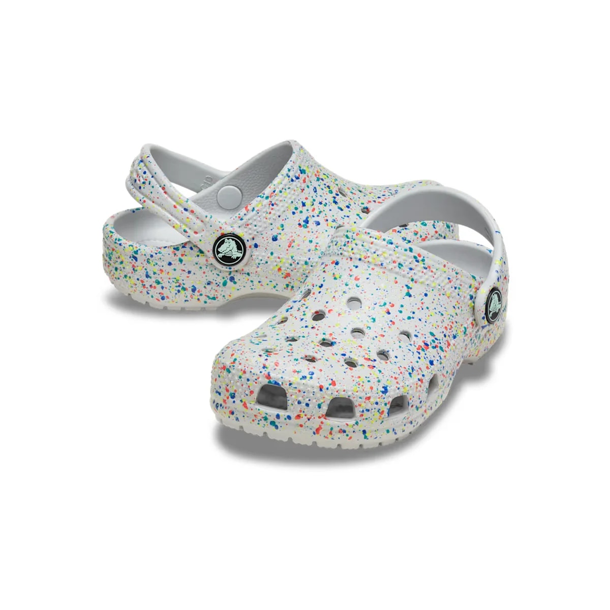 Crocs Kids' Classic Glow Paint Splatter Clog ALT110