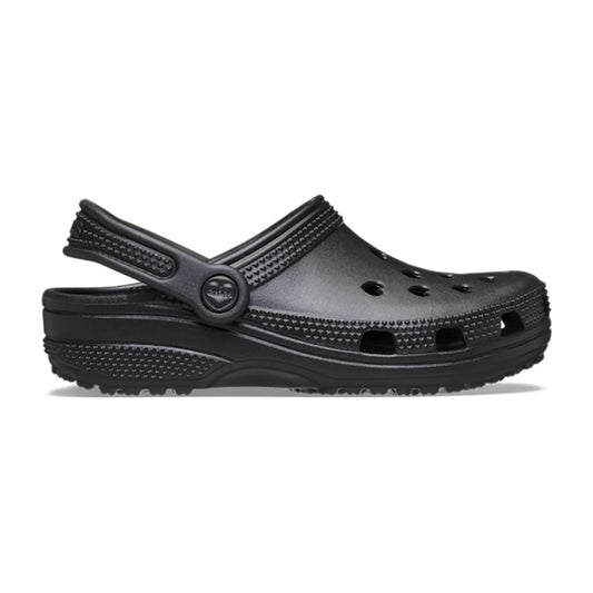 Kids' Classic Hearts Cut Out Clog - Black