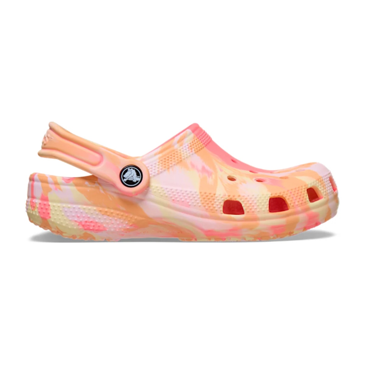 Kids' Classic Marbled Clog - Guava / Multi