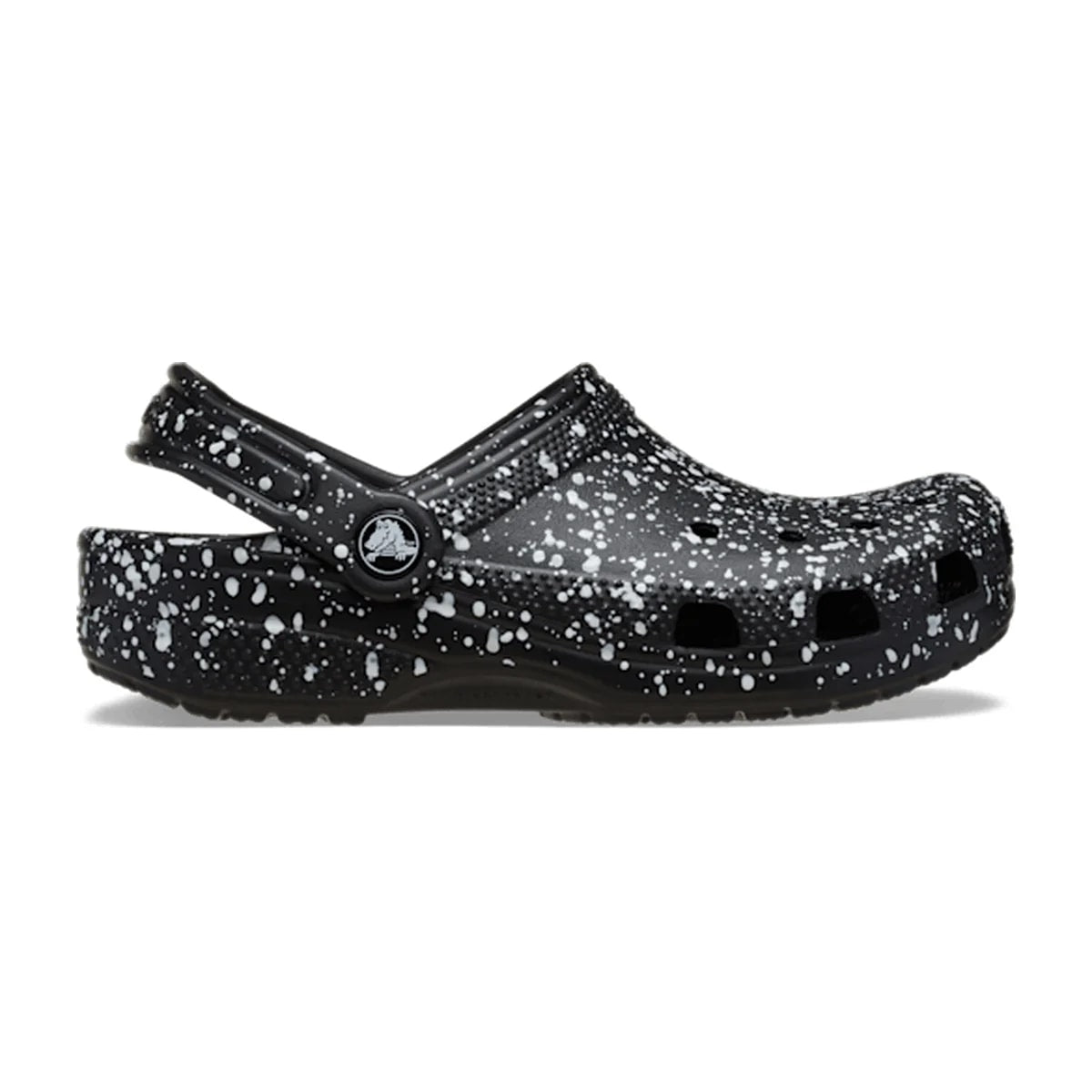 Kids’ Classic Splatter Paint Clog - Black