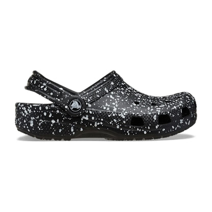 Kids’ Classic Splatter Paint Clog - Black