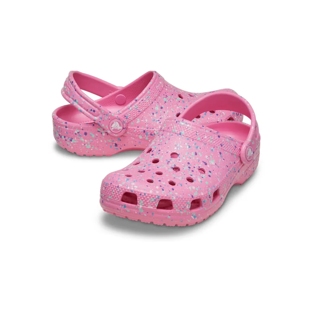 crocs-gallery-color:pink lemonade/multi; color:Pink Lemonade/Multi; alt:ALT110; file:210349_6SO-ALT110