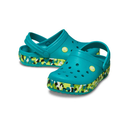 Crocs Kids' Crocband Glow Confetti Band Clog ALT110