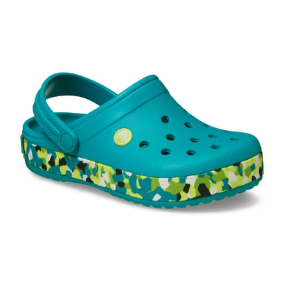 Crocs Kids' Crocband Glow Confetti Band Clog ALT140