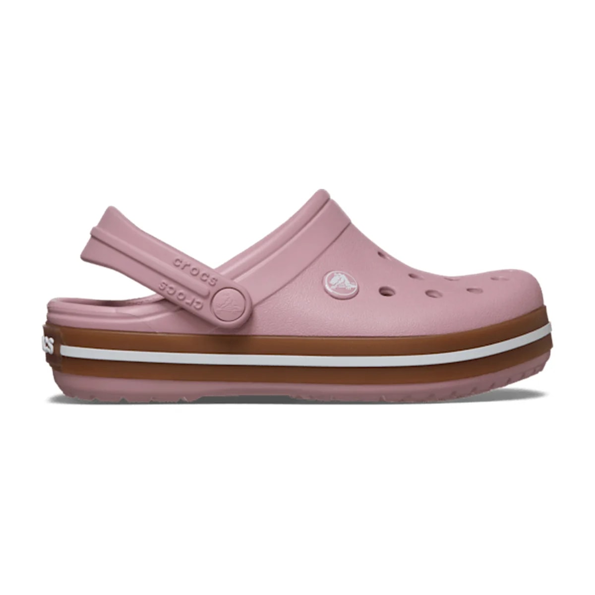 Kids' Crocband Gum Clog - Mauve/Gum