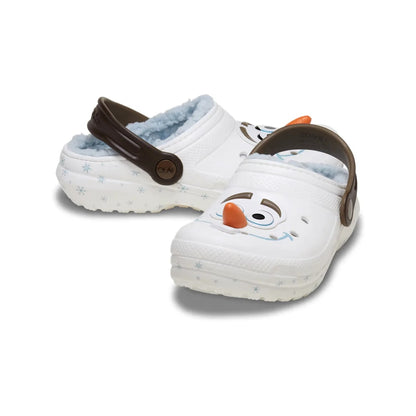 Crocs Kids' Disney Frozen Olaf Lined Classic Clog ALT110