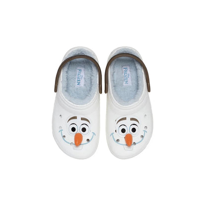Crocs Kids' Disney Frozen Olaf Lined Classic Clog ALT120