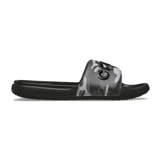 Men's Crocs All Day Camouflage Slide - Black / Grey