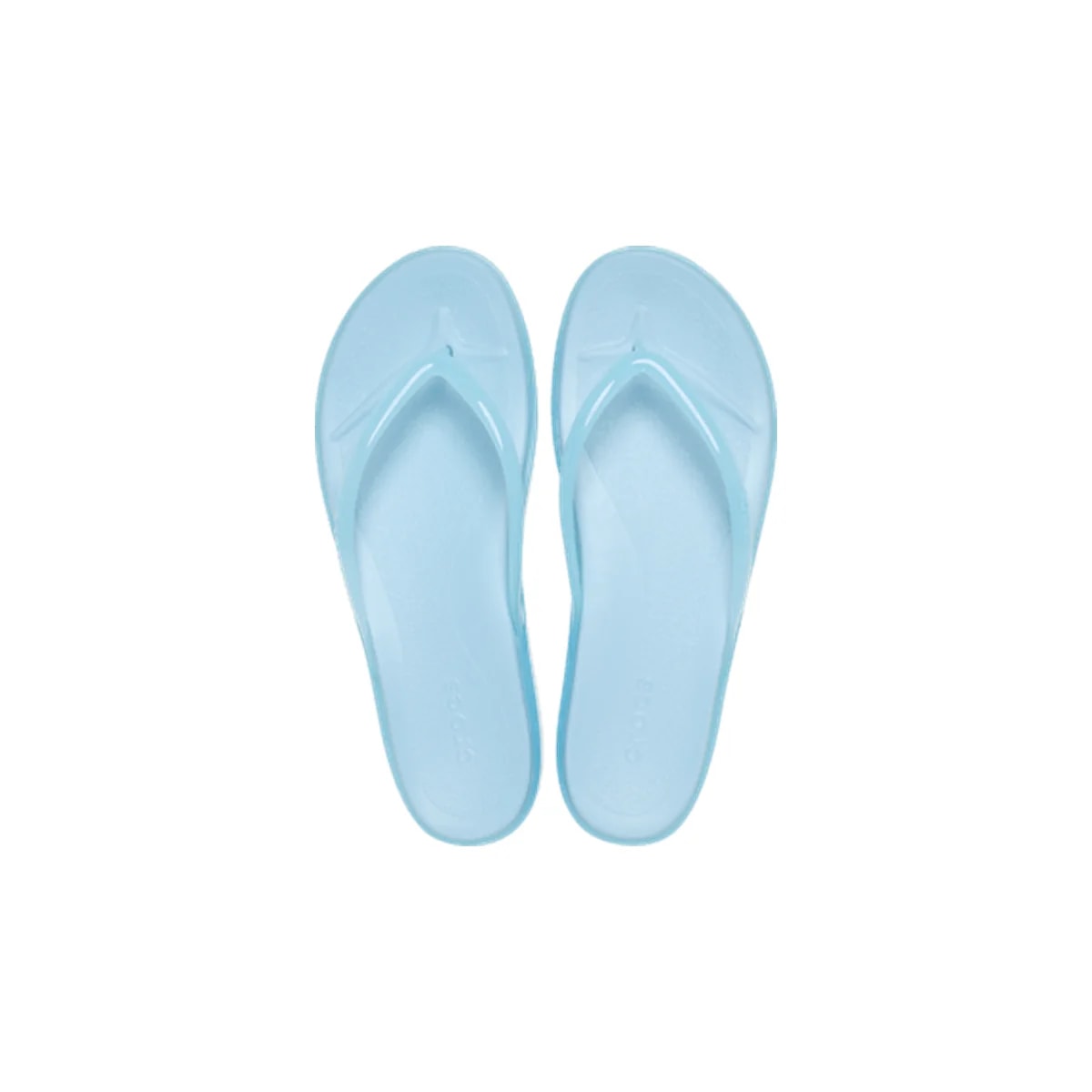 Miami Round Toe Jelly Flip - Sky Blue Jelly