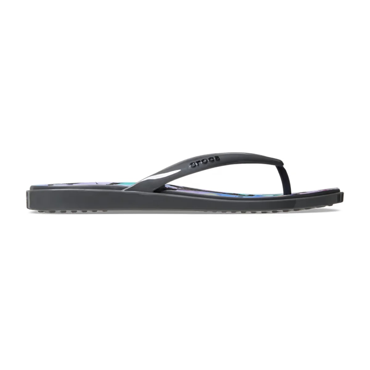 Crocs Miami Round Toe Dark Floral Flip ALT120