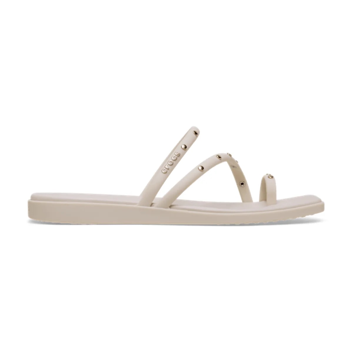 Miami Toe Loop Studded Sandal - Almond Tint