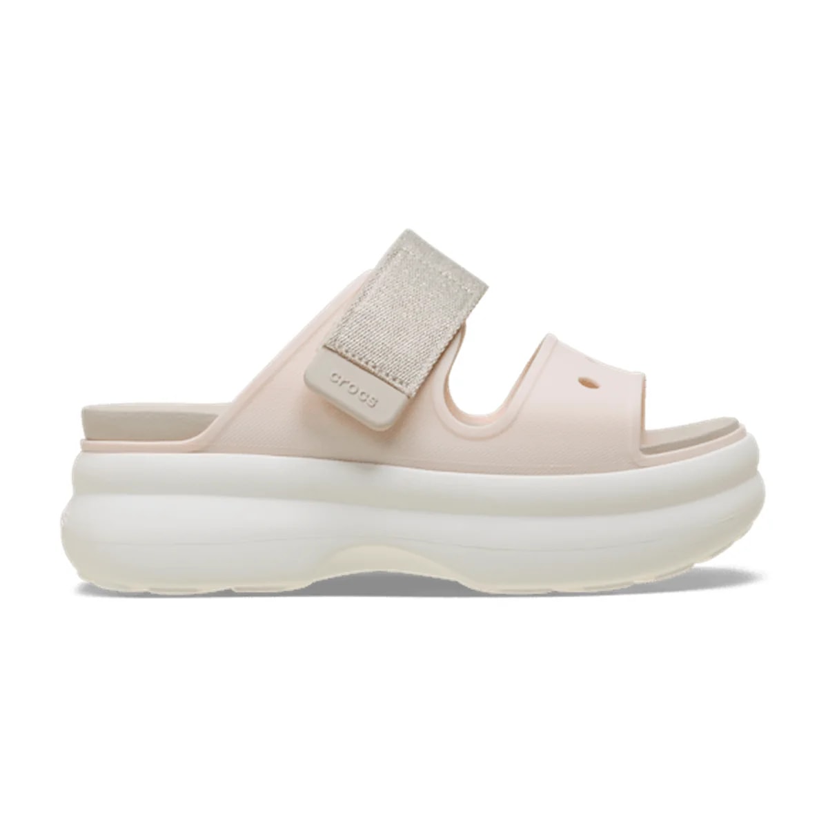Soho Two Strap Shimmer Sandal - Peach Ice/Frappé/Chalk