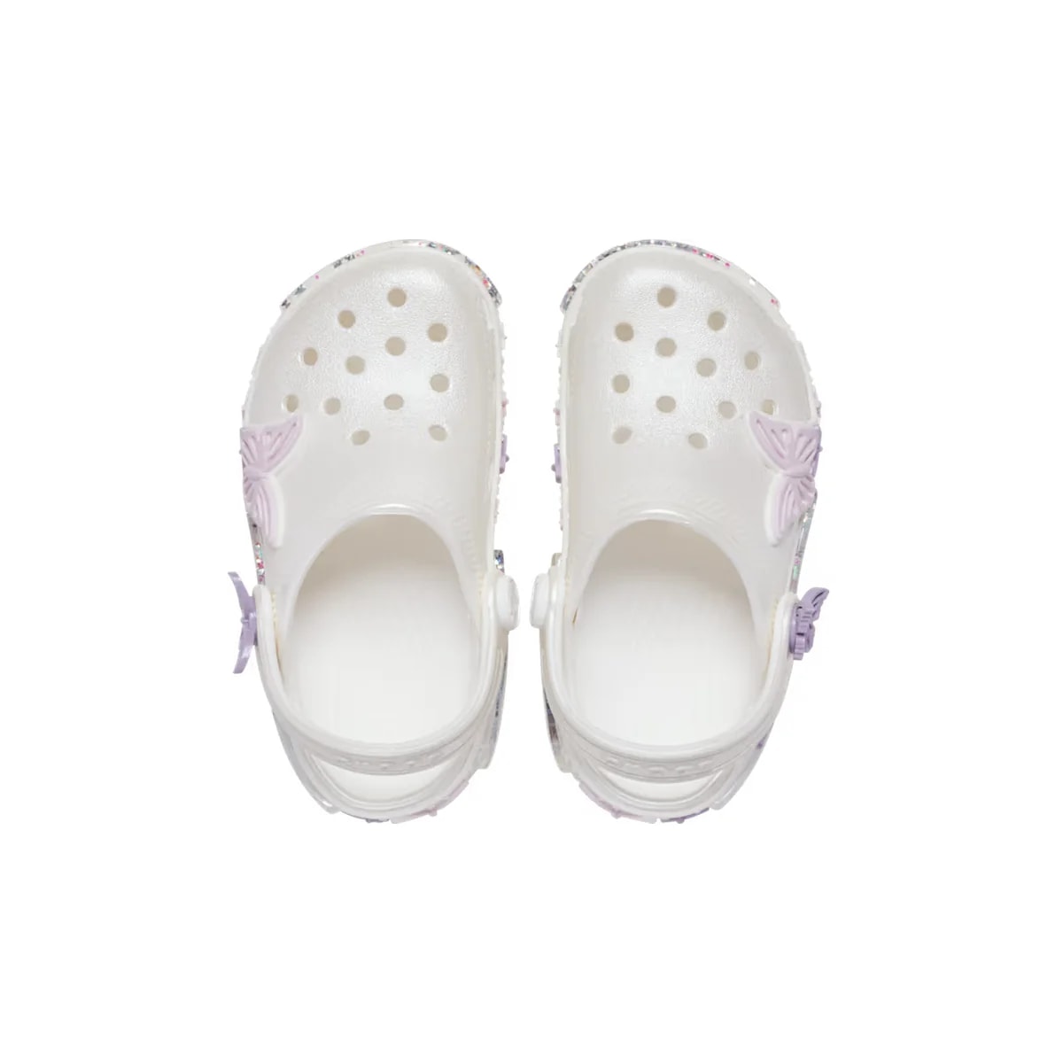 Crocs Toddler Classic Butterfly Sparkle Shaker Clog ALT120