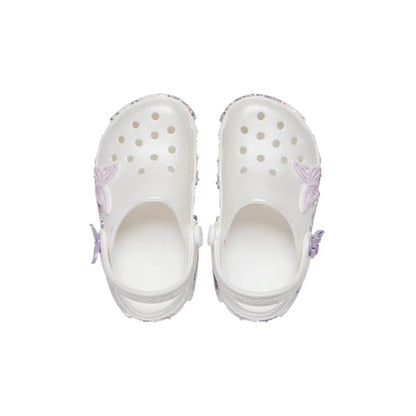 Crocs Toddler Classic Butterfly Sparkle Shaker Clog ALT120