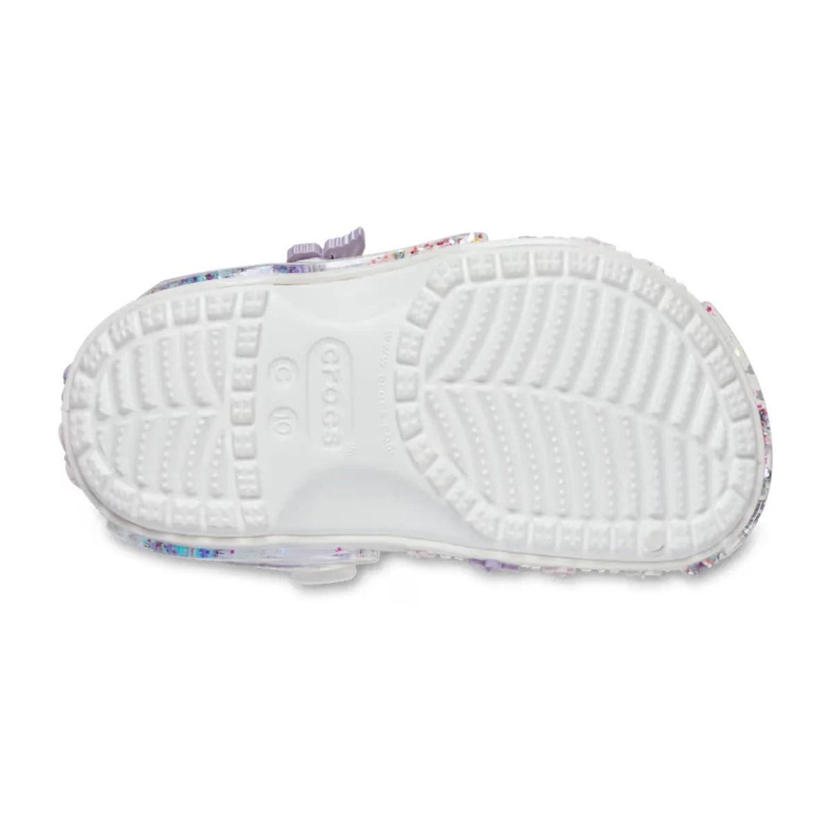 Crocs Toddler Classic Butterfly Sparkle Shaker Clog ALT130