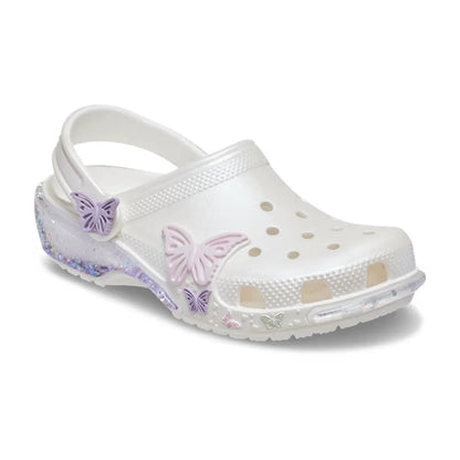 Crocs Toddler Classic Butterfly Sparkle Shaker Clog ALT140