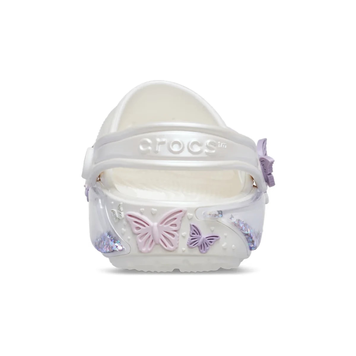 Crocs Toddler Classic Butterfly Sparkle Shaker Clog ALT160