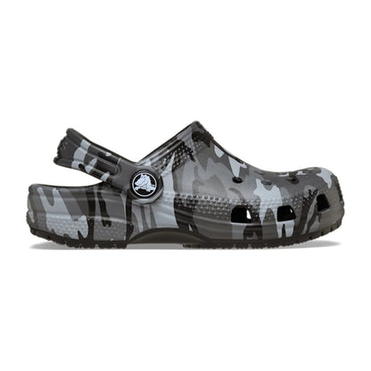 Toddler Classic Camouflage Clog - Black/Slate Grey