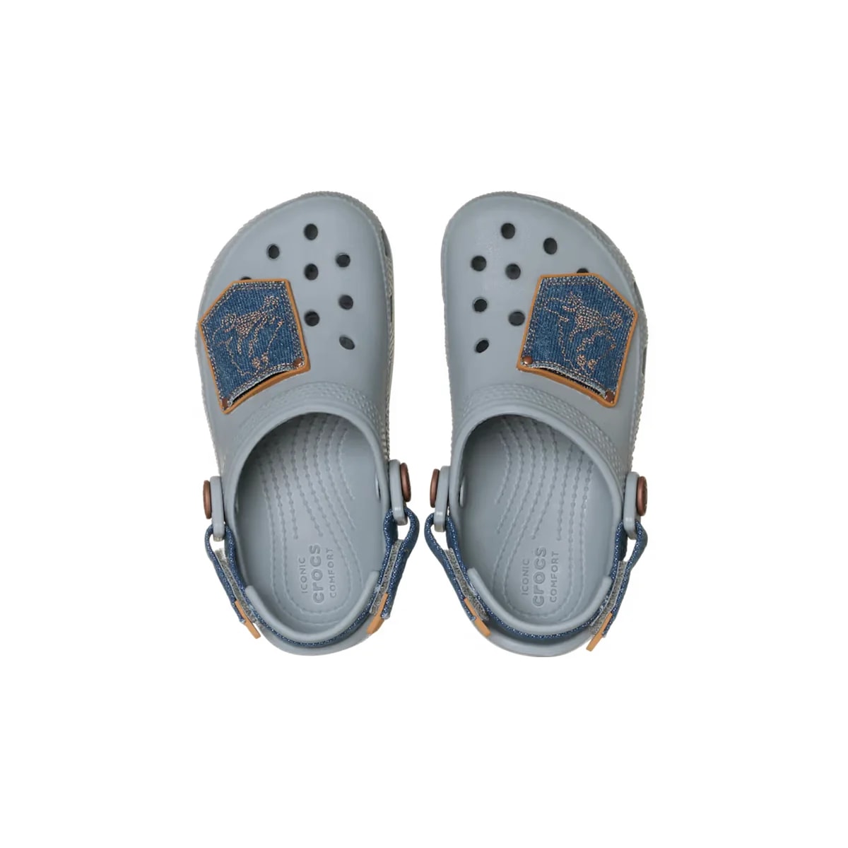 Crocs Toddler Classic Denim Adjustable Backstrap Clog ALT120
