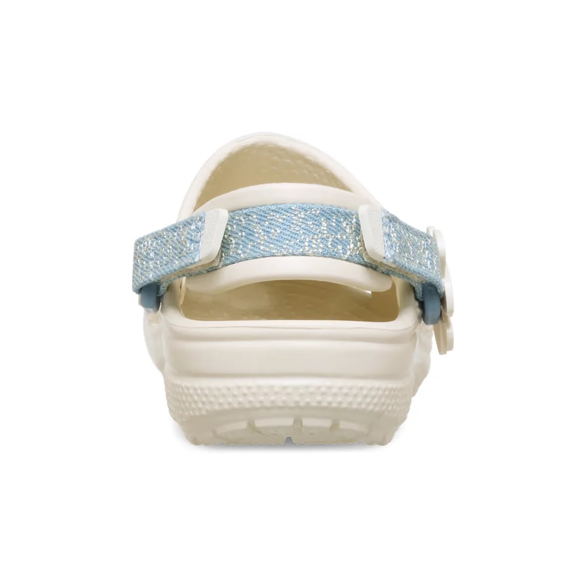 Crocs Toddler Classic Denim Flower Adjustable Backstrap Clog ALT160