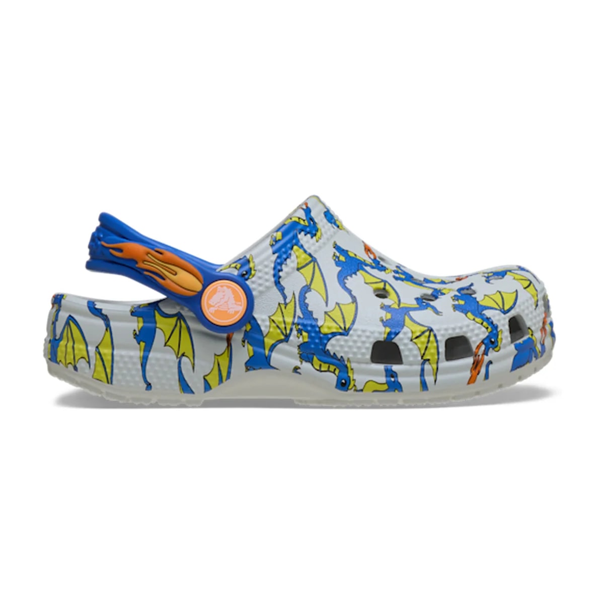Toddler Classic Dragon Graphic Clog - Atmosphere